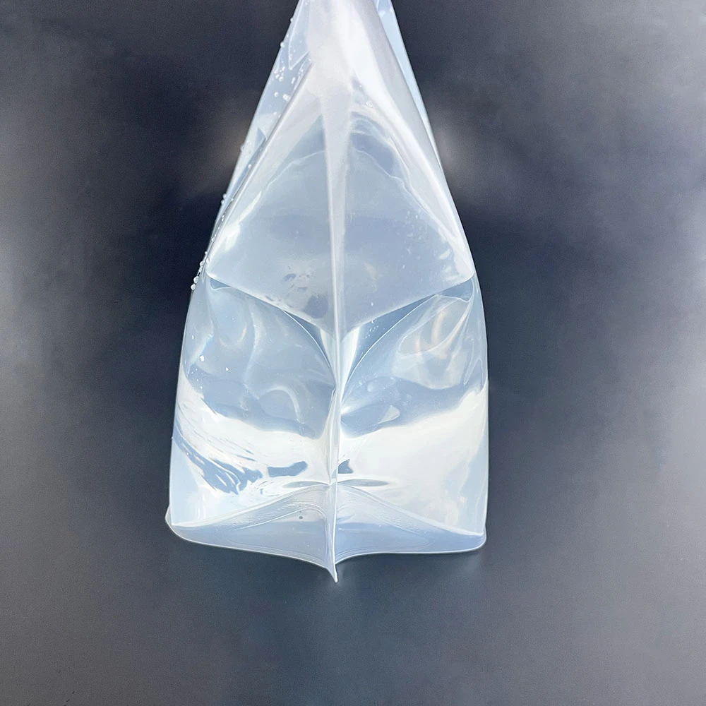Clear Stand-Up Plastic Beer Bag Clear Stand-Up Plastic Beer Bag